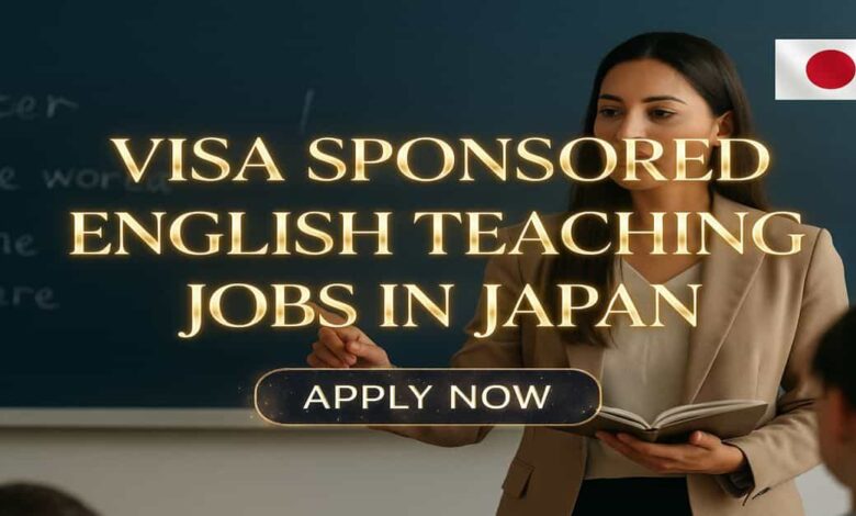 Visa Sponsored English Teaching Jobs in Japan