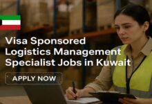Visa Sponsored Logistics Management Specialist Jobs in Kuwait