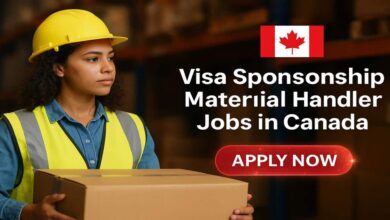Visa Sponsorship Material Handler Jobs in Canada
