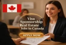 Visa Sponsorship Real Estate Jobs in Canada