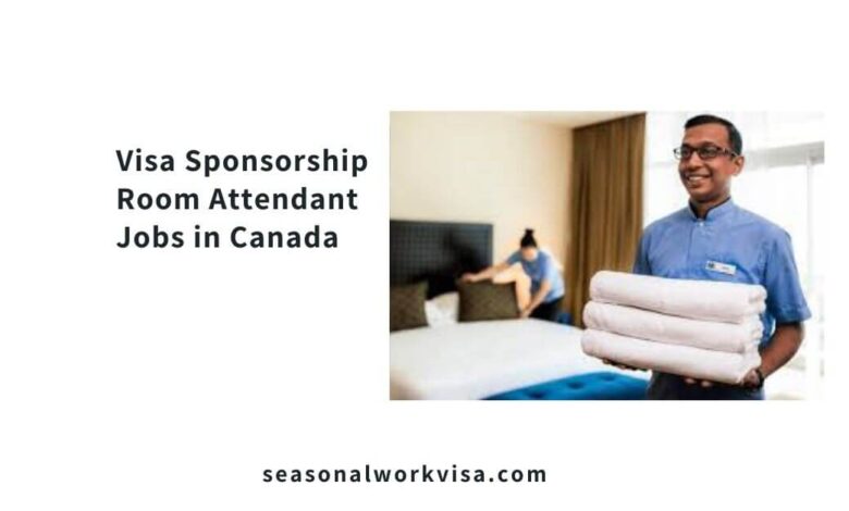 Visa Sponsorship Room Attendant Jobs in Canada