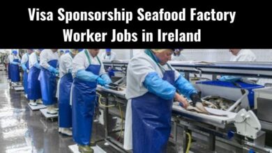 Visa Sponsorship Seafood Factory Worker Jobs in Ireland