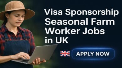 Visa Sponsorship Seasonal Farm Worker Jobs in UK
