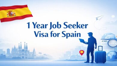 1 Year Job Seeker Visa for Spain