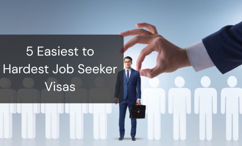 5 Easiest to Hardest Job Seeker Visas