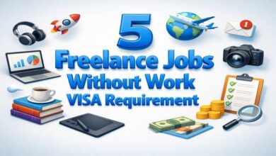 5 Freelance Jobs Without Work VISA Requirement