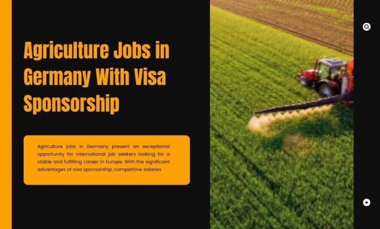 Agriculture Jobs in Germany