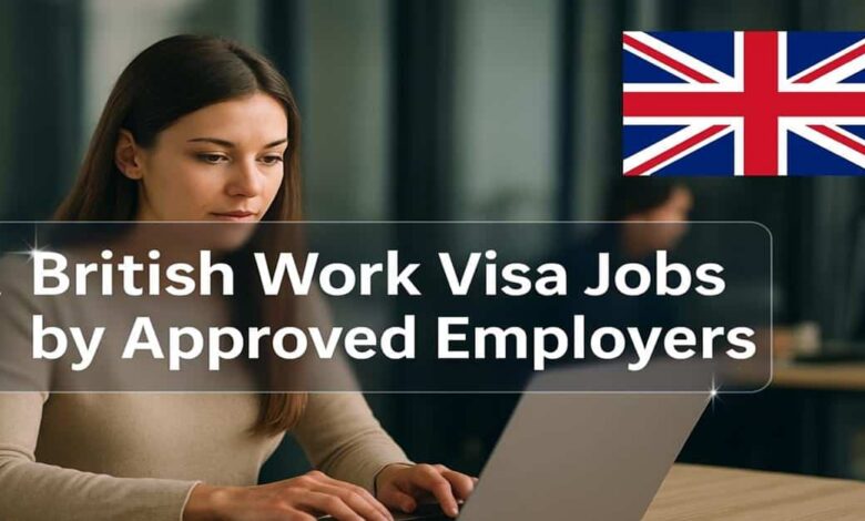 British Work Visa Jobs by Approved Employers