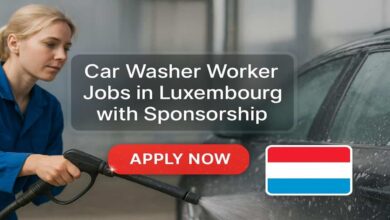 Car Washer Worker Jobs in Luxembourg with Sponsorship