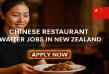Chinese Restaurant Waiter Jobs in New Zealand Visa Sponsorship