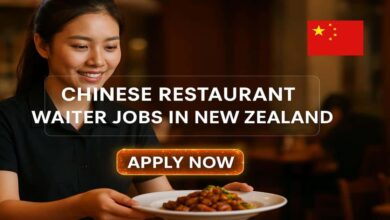 Chinese Restaurant Waiter Jobs in New Zealand Visa Sponsorship