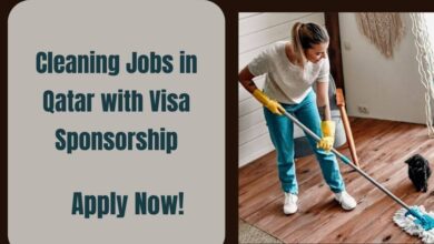Cleaning Jobs in Qatar with Visa Sponsorship