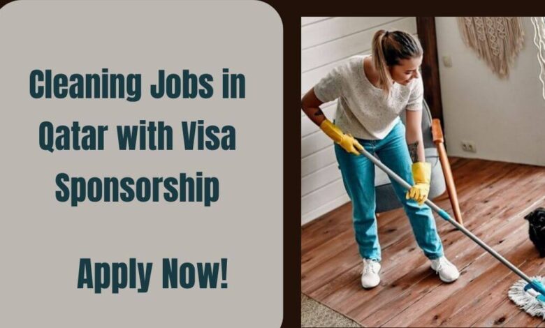 Cleaning Jobs in Qatar with Visa Sponsorship