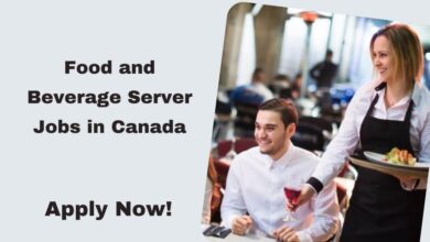 Food and Beverage Server Jobs in Canada