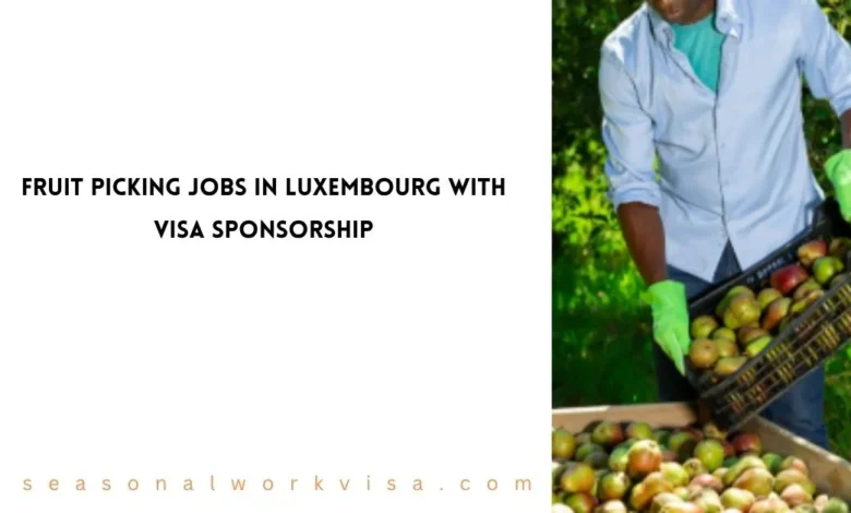 Fruit Picking Jobs In Luxembourg