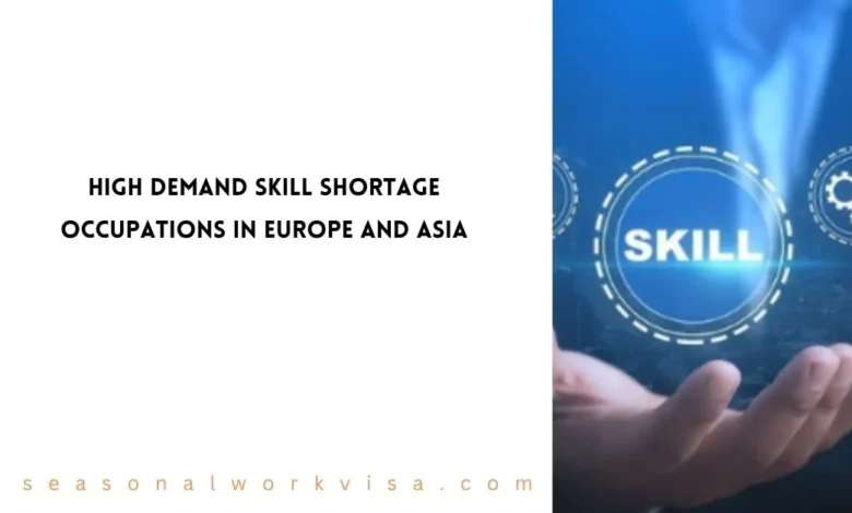 High Demand Skill Shortage Occupations