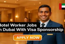 Hotel Worker Jobs in Dubai With Visa Sponsorship