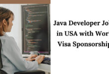 Java Developer Jobs in USA with Work Visa Sponsorship