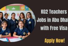 KG2 Teachers Jobs in Abu Dhabi with Free Visa