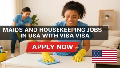 Maids and Housekeeping Cleaners Jobs in USA with Visa