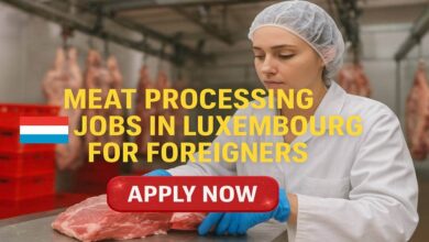 Meat Processing Jobs in Luxembourg for Foreigners