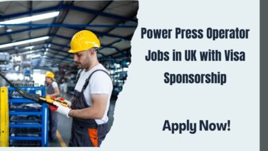 Power Press Operator Jobs in UK with Visa Sponsorship