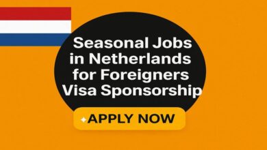 Seasonal Jobs in Netherlands for Foreigners Visa Sponsorship