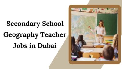 Secondary School Geography Teacher Jobs in Dubai