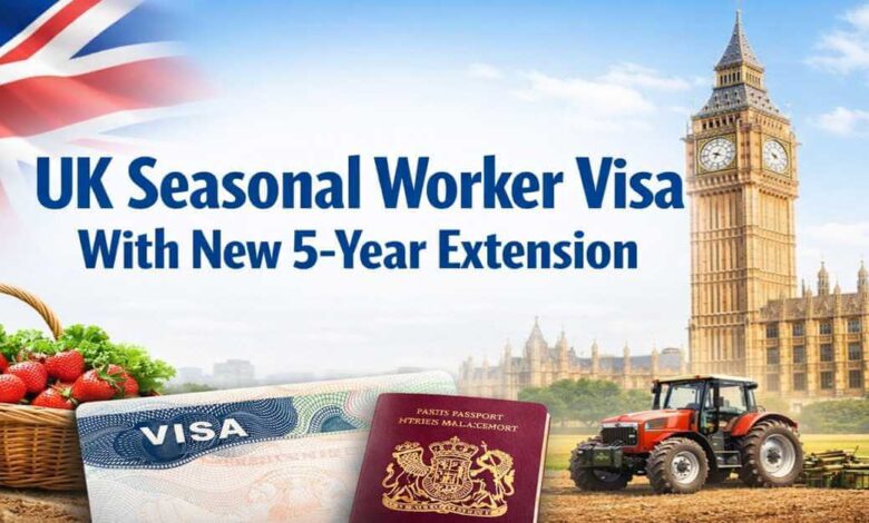 UK Seasonal Worker Visa With New 5-Year Extension