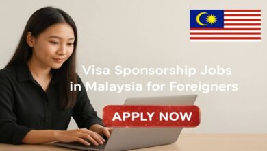 Visa Sponsorship Jobs in Malaysia for Foreigners