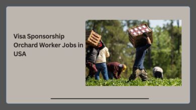 Visa Sponsorship Orchard Worker Jobs in USA