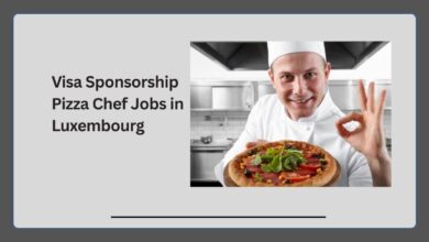Visa Sponsorship Pizza Chef Jobs in Luxembourg