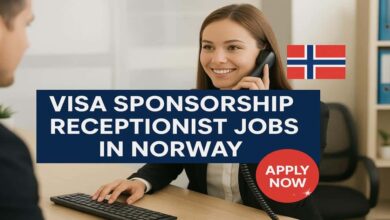 Visa Sponsorship Receptionist Jobs in Norway