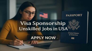 Visa Sponsorship Unskilled Jobs in USA