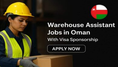 Warehouse Assistant Jobs in Oman With Visa Sponsorship