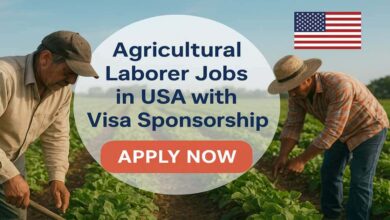 Agricultural Laborer Jobs in USA with Visa Sponsorship