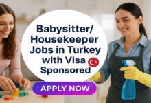 Babysitter Housekeeper Jobs in Turkey with Visa Sponsored