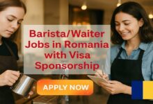 BaristaWaiter Jobs in Romania with Visa Sponsorship