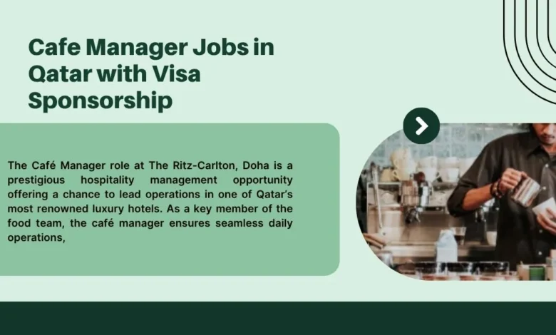 Cafe Manager Jobs in Qatar