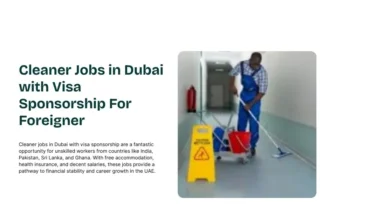 Cleaner Jobs in Dubai