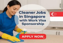 Cleaner Jobs in Singapore with Work Visa Sponsorship