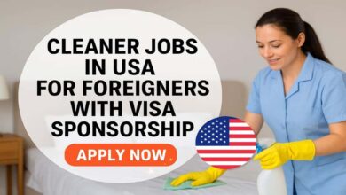 Cleaner Jobs in USA for Foreigners with Visa Sponsorship
