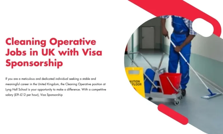 Cleaning Operative Jobs in UK