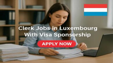 Clerk Jobs in Luxembourg With Visa Sponsorship