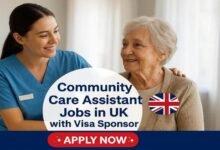 Community Care Assistant Jobs in UK with Visa Sponsor