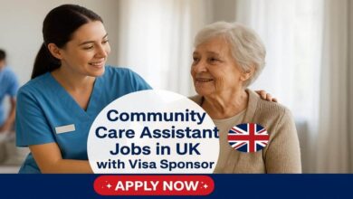 Community Care Assistant Jobs in UK with Visa Sponsor