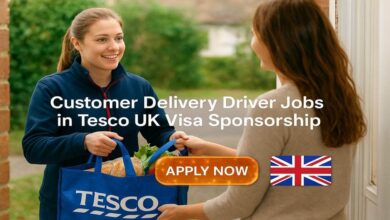 Customer Delivery Driver Jobs in Tesco UK Visa Sponsorship