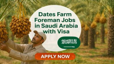 Dates Farm Foreman Jobs in Saudi Arabia with Visa