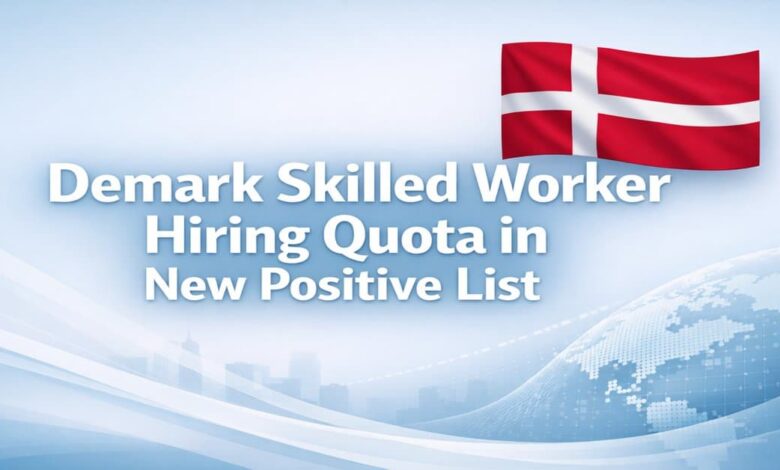 Demark Skilled Worker Hiring Quota in New Positive List
