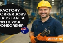Factory Worker Jobs in Australia with Visa Sponsorship
